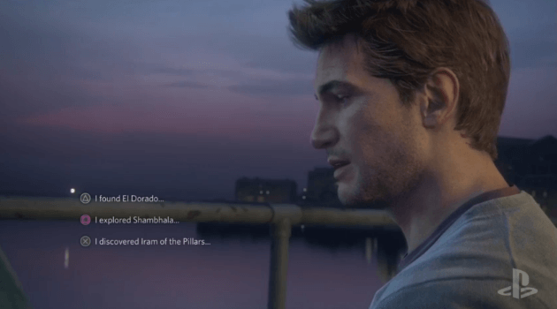uncharted 4 scelte multiple