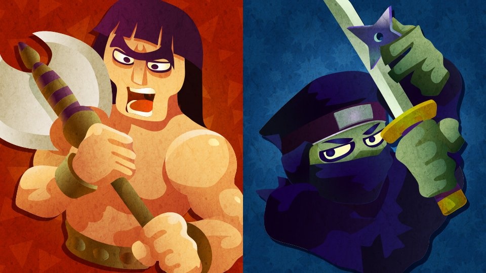 barbari vs ninja splatfest