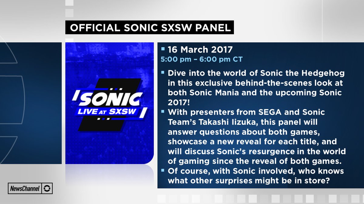 Sonic: pannello del SXSW