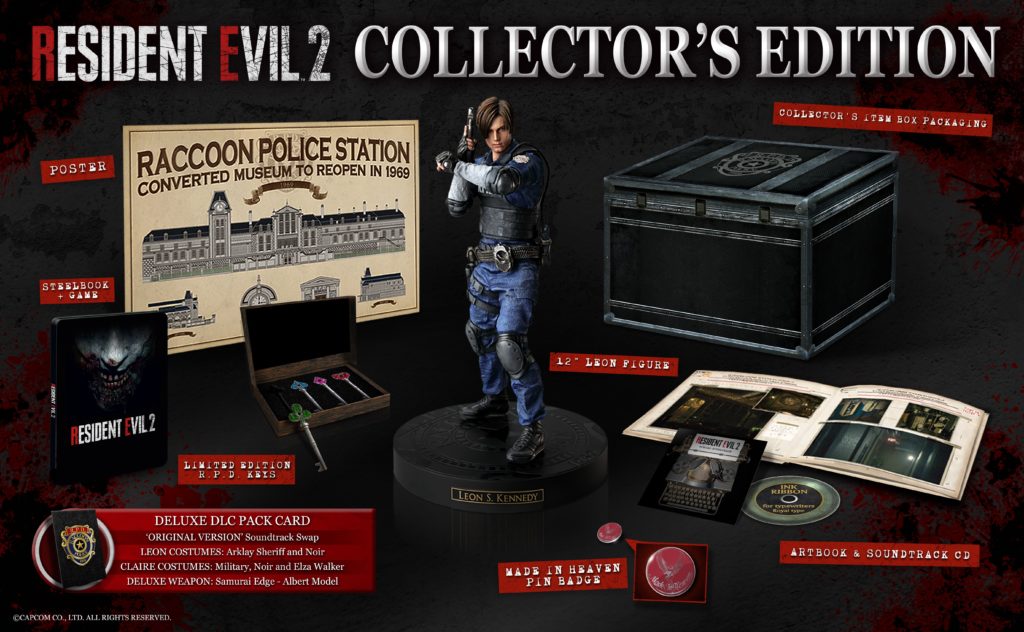 Resident Evil 2 remake limited edition