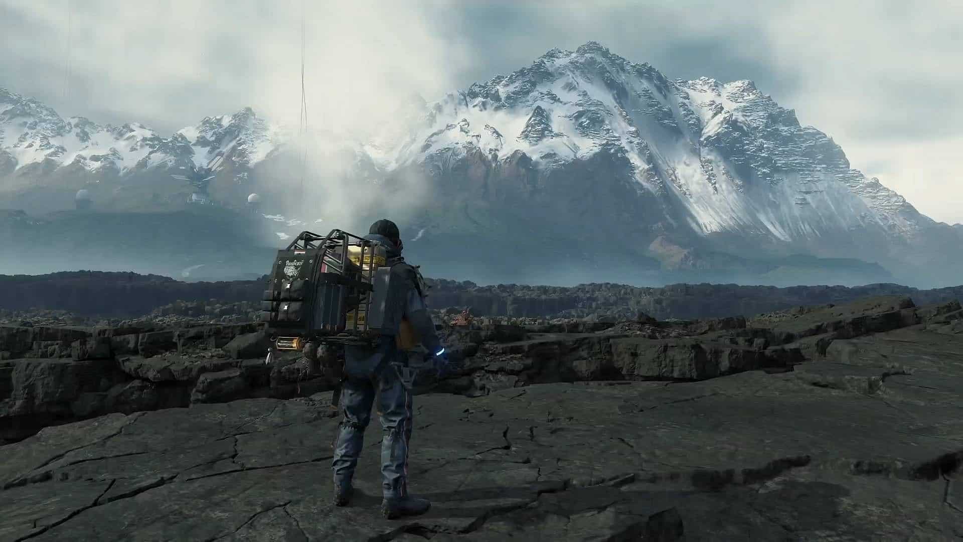 Paesaggio in Death Stranding