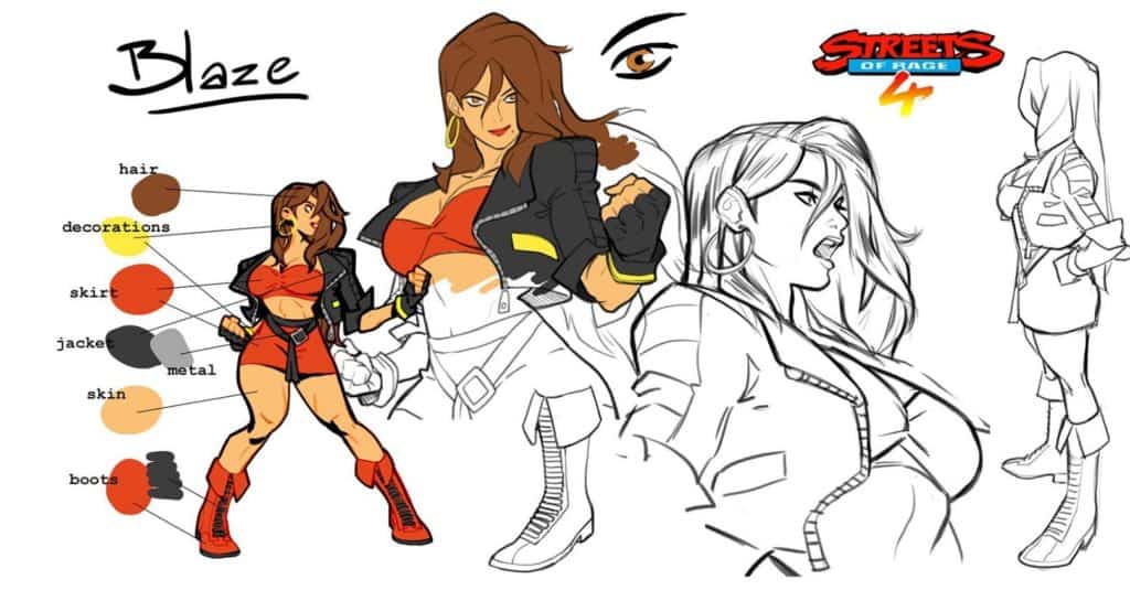 Streets of Rage 4 fanservice