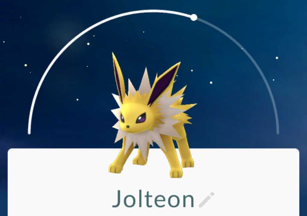 Jolteon su Pokémon GO