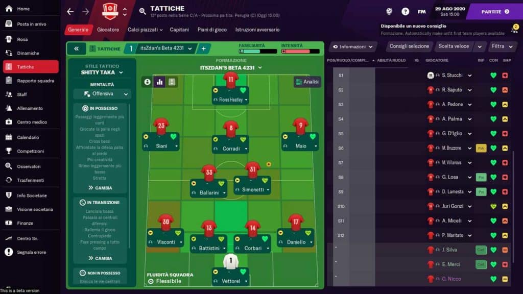 football manager 2021 rece guida pc