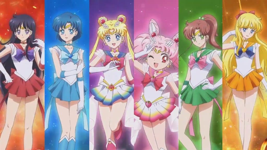 Il team di Sailor Moon al completo