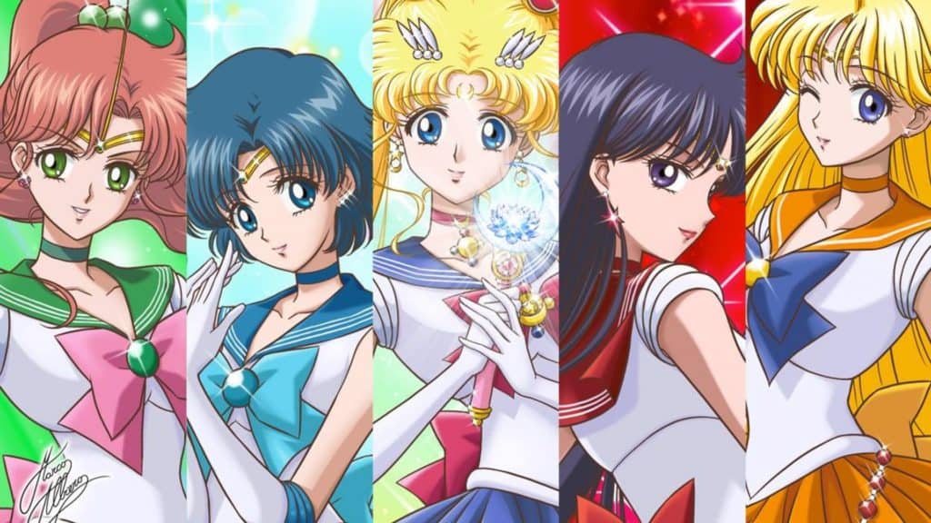 Immagine tratta da Sailor Moon Crystal con 5 Sailor
