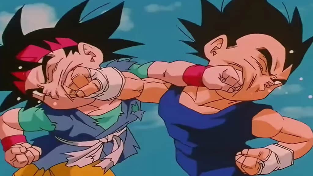 Goku Jr vs Vegeta Jr al torneo Tenia