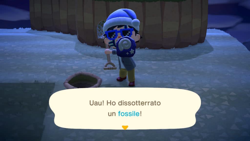 Dissotterrare un fossile su Animal Crossing: New Horizons