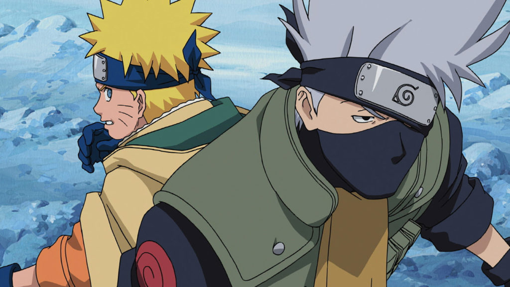 Naruto e Kakashi pronti alla battaglia