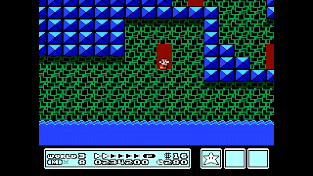 Entrando rapidamente in questa porta Mario potrà accedere allo scontro contro Boom Boom, il guardiano della fortezza del Mondo 3