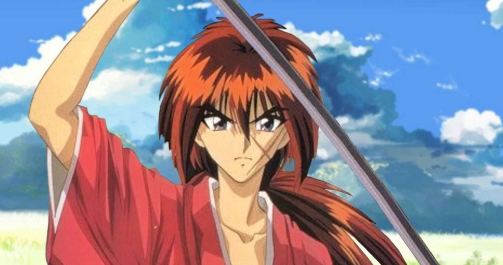 Un'immagine tratta dall'anime di Kenshin Samurai Vagabondo