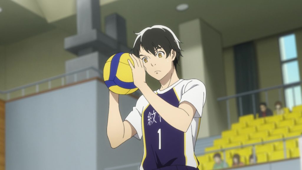 Una foto tratta dall'anime di 2.43: Seiin Koukou Danshi Volley-bu 