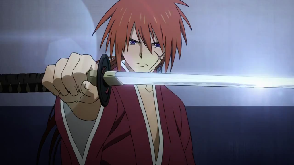 Kenshin Himura, protagonista dell'anime Kenshin - Samurai Vagabondo.