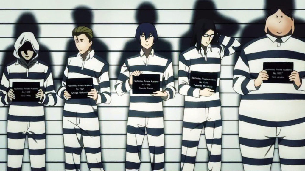 Un'immagine tratta dall'anime di Prison School