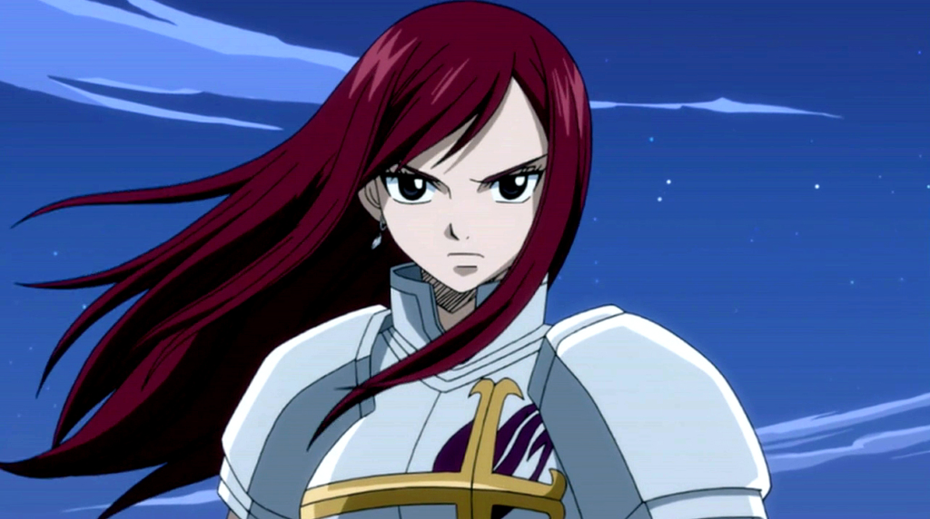 Erza Scarlet, una delle protagoniste di Fairy Tail