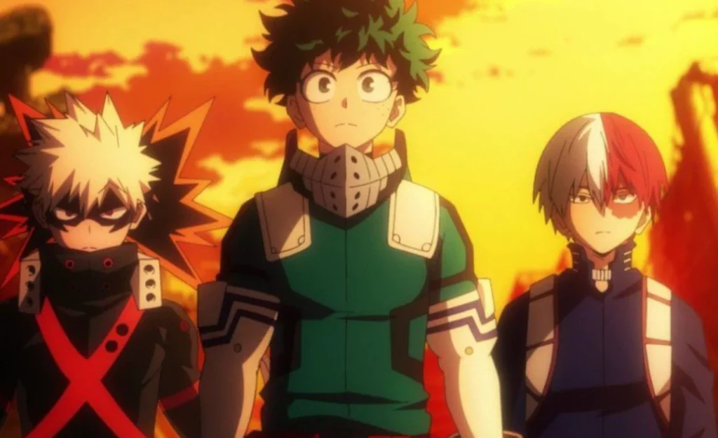 Un'immagine tratta dall'anime di My Hero Academia